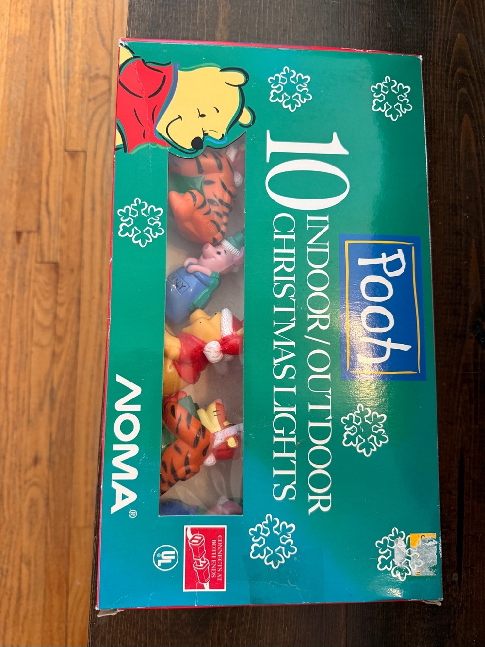 Pooh 10 Indoor/Outdoor Christmas Lights - Multicolor